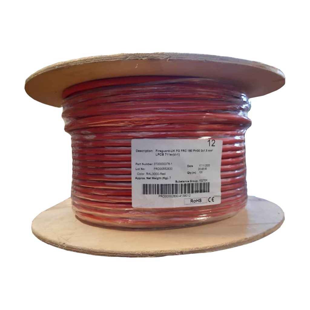 Fire Resistant Cable FG FRC 180 PH30 One Meter Fireproect